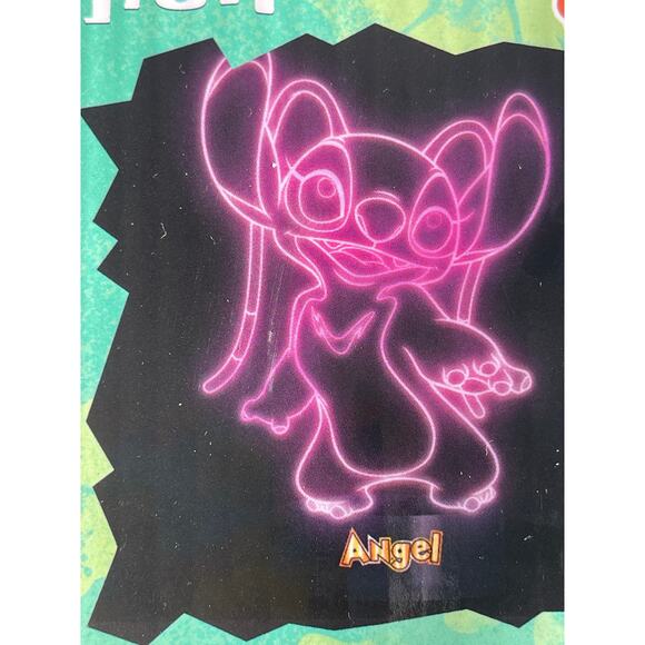 Disney Stitch Angel Illusion Lamp NEW LED 3D Night Light Acrylic For Any Room - Picture 2 of 7